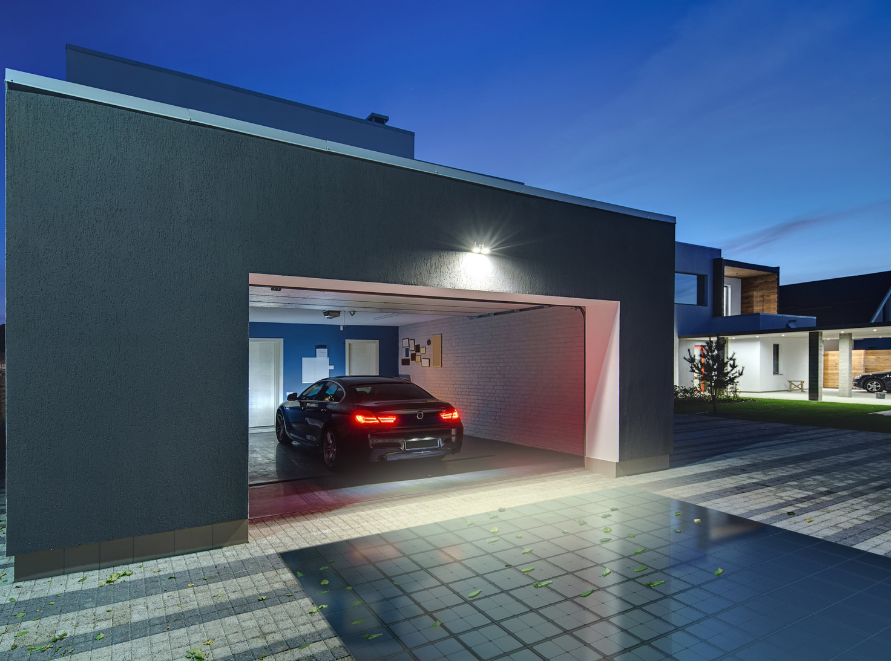 Solar paving example