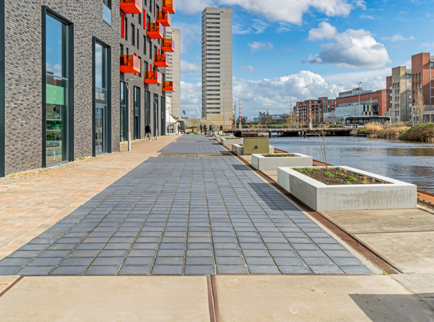 Solar paving example